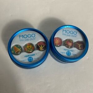 Set the 2 tin box MOGO Magnet Charms